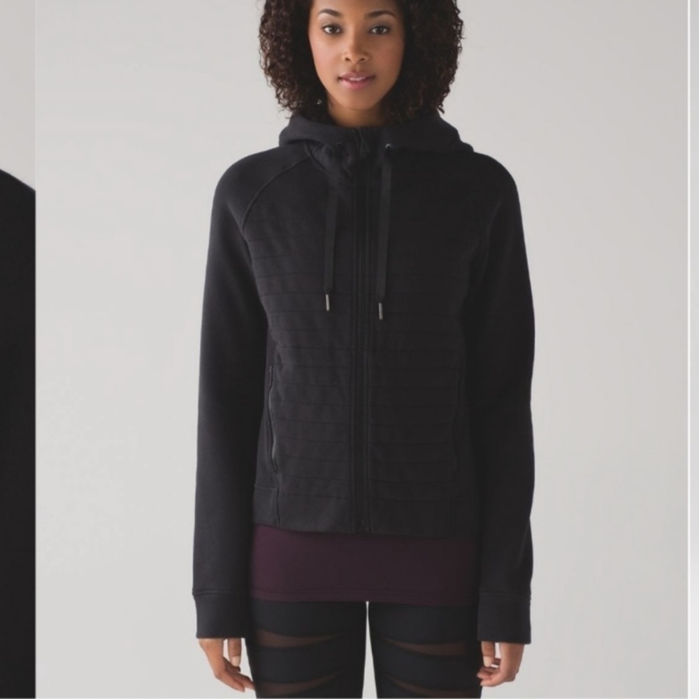 Lululemon Fleece Be True Hoodie in Black